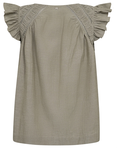 Mos Mosh - MMWoda Izha Blouse - Burnt Olive